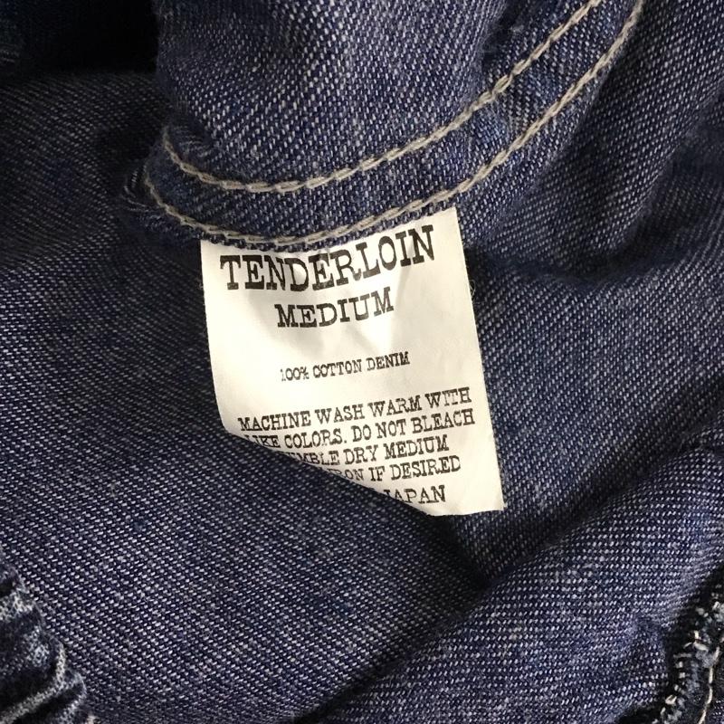 テンダーロイン TENDERLOIN ジャケット、上着 ジャケット、ブレザー ジップアップデニムジャケット Gジャン アウター M 無地 インディゴ / インディゴ / メンズ USED 古着 中古 10138537