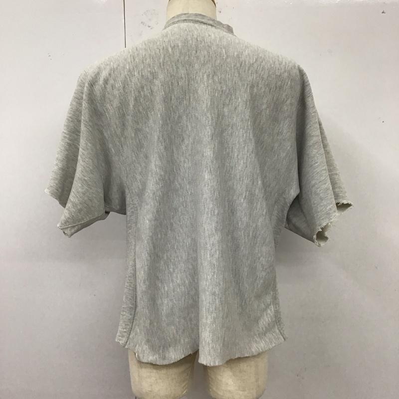 チャンピオン Champion トレーナー 半袖 半袖スウェットカットソー Vネックカットソー 80s トリコタグ reverseweave XXL プリント 灰 / グレー /  メンズ USED 古着 中古 10120634