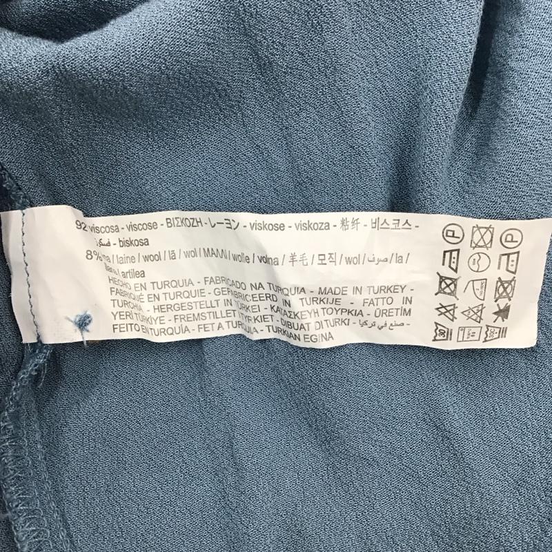 ザラ ZARA シャツ、ブラウス 長袖 長袖シャツ カラーシャツ カジュアルシャツ M 無地 水色 / ライトブルー / レディース USED 古着 中古 10116737
