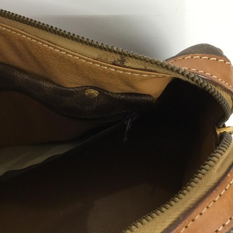 セリーヌ CELINE ボストンバッグ ボストンバッグ ミニボストン ハンドバッグ マカダム柄 総柄 茶 / ブラウン / レディース USED 古着 中古 10127791