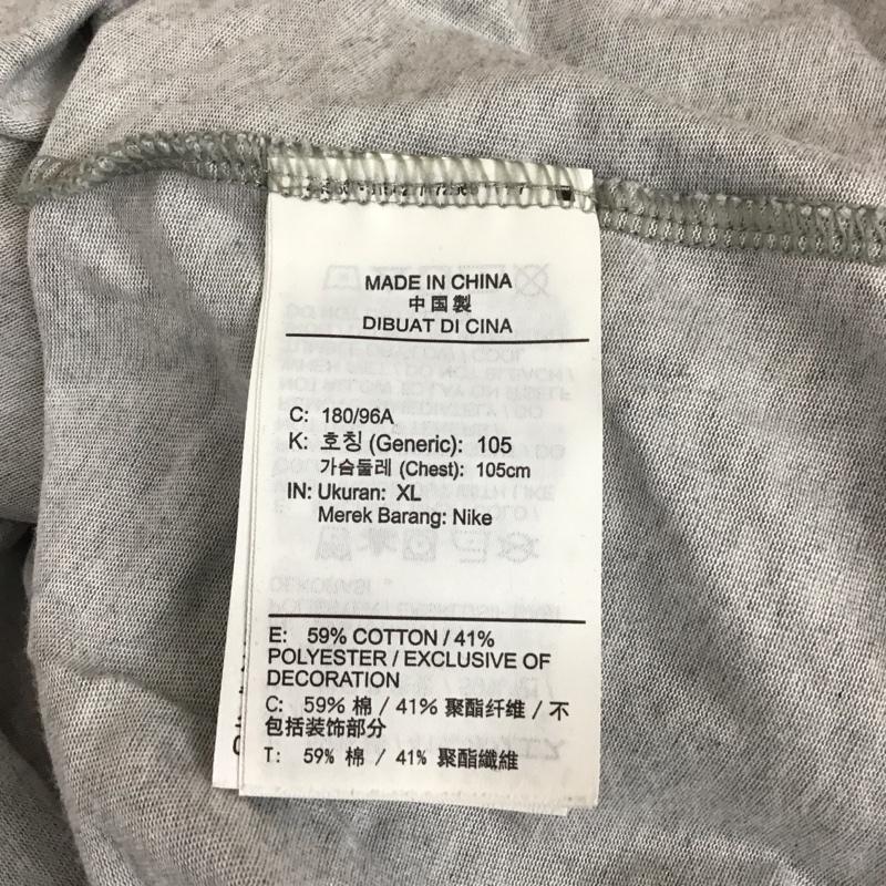 ナイキ NIKE Tシャツ 半袖 cv4854-063 半袖カットソー プリントTシャツ スポーツウェア XL プリント 灰 / グレー / メンズ USED 古着 中古 10114657