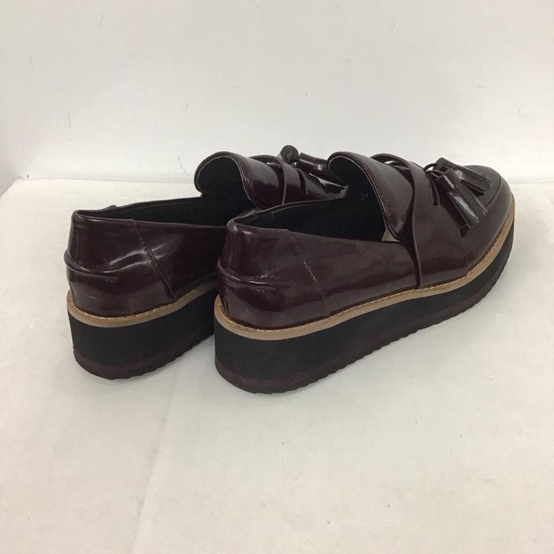 ザラ ZARA ローファー ローファー 1331 201 022 タッセル EU37 無地 茶 / ブラウン / レディース USED 古着 中古 10135271