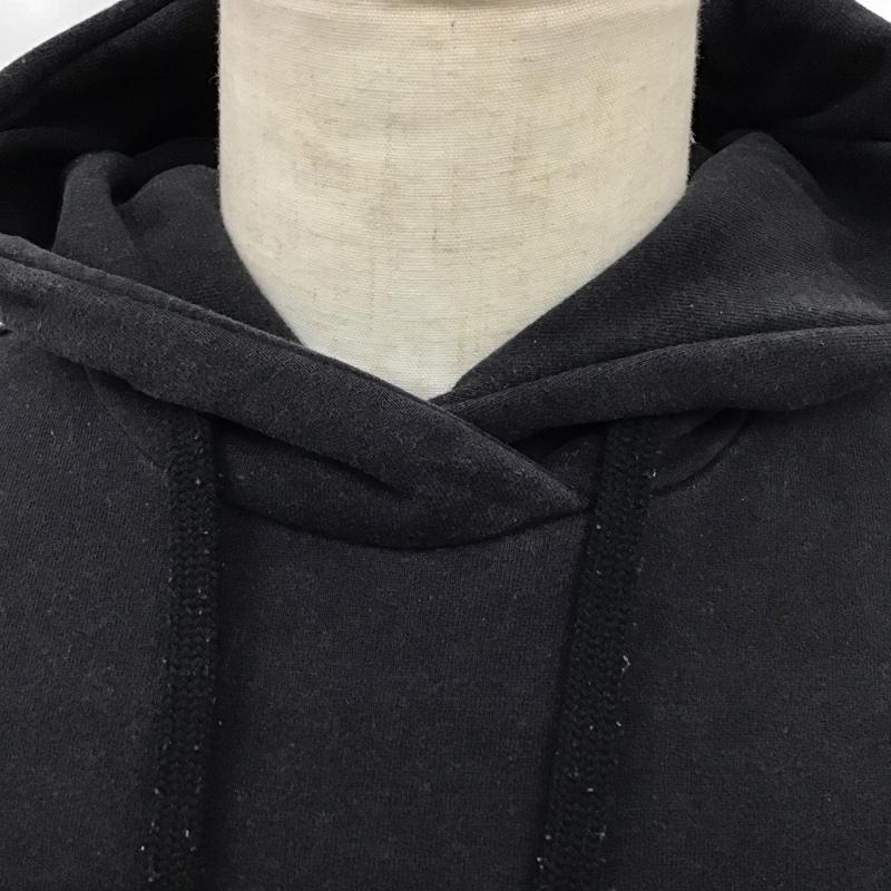 ザノースフェイス THE NORTH FACE パーカー 長袖 長袖パーカー フード付きパーカー プリントスウェット トレーナー S ロゴ、文字 黒 / ブラック /  メンズ USED 古着 中古 10118252