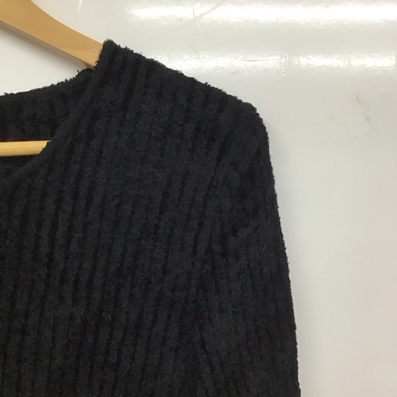 インゲボルグ INGEBORG カットソー 長袖 無地 黒 / ブラック / レディース USED 古着 中古 10131575