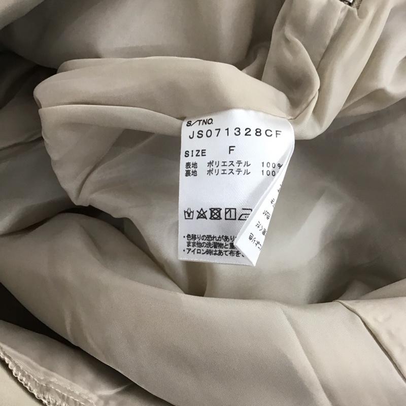 ジーナシス JEANASIS サロペット・オーバーオール サロペット、オーバーオール JS071328CF FREE 無地 ベージュ / ベージュ / レディース USED 古着 中古 10128468