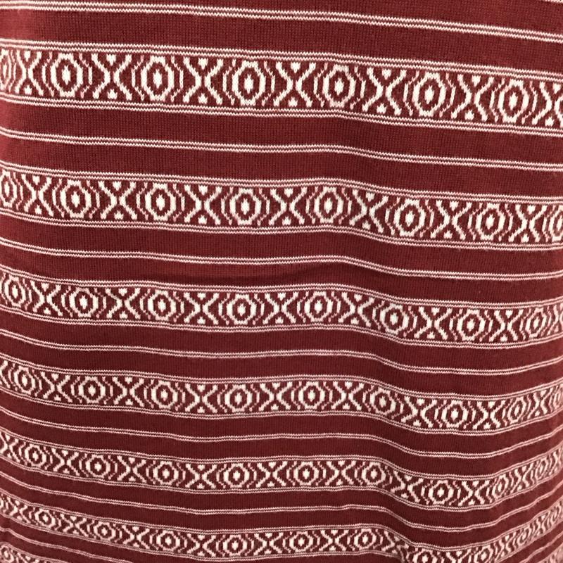 クーティー COOTIE Tシャツ 半袖 半袖カットソー プリントTシャツ クルーネックカットソー L プリント 白 / ホワイト / X えんじ / ワインレッド /  メンズ USED 古着 中古 10113144