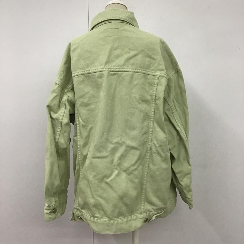 スライジーンズ SLY JEANS ジャケット、上着 ジャケット、ブレザー 030esm10-1480 Gジャン デニムジャケット カジュアルジャケット アウター 1 無地 薄緑 / ライトグリーン / レディース USED 古着 中古 10105654