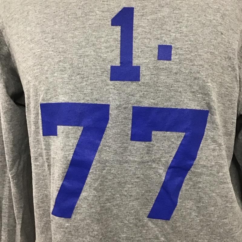 ナイキ NIKE カットソー 長袖 長袖カットソー クルーネックカットソー プリントTシャツ ロングスリーブカットソー M プリント 灰 / グレー /  メンズ USED 古着 中古 10111109