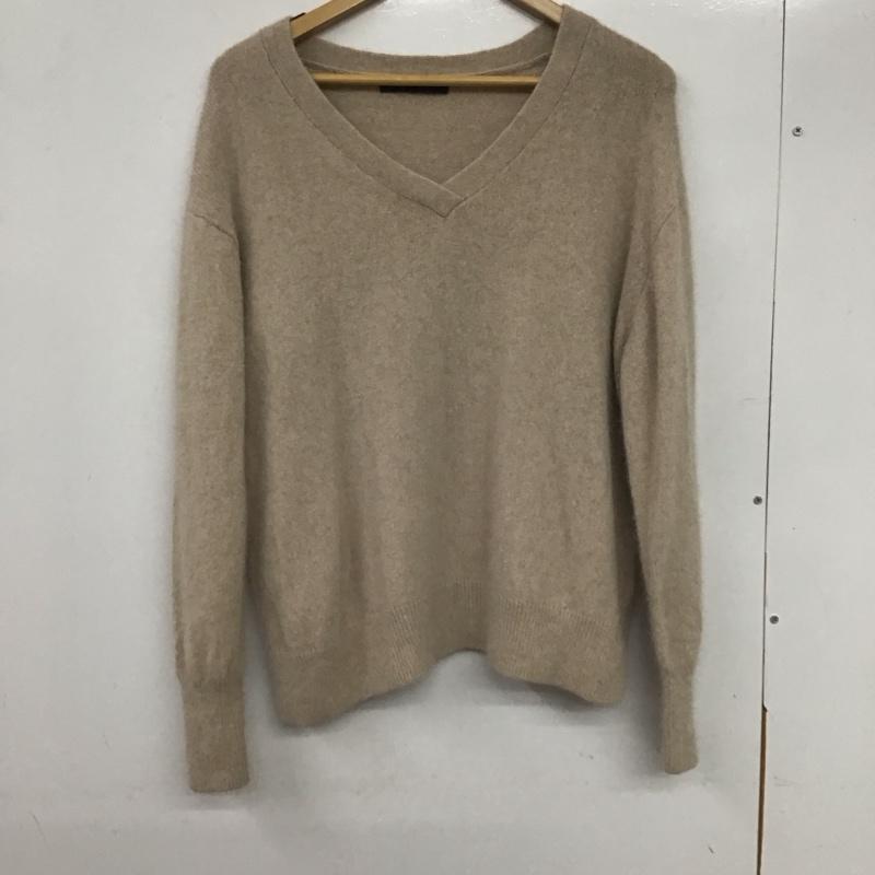 ナノユニバース nano・universe ニット、セーター 長袖 FREE 無地 ベージュ / ベージュ / レディース USED 古着 中古 10133417
