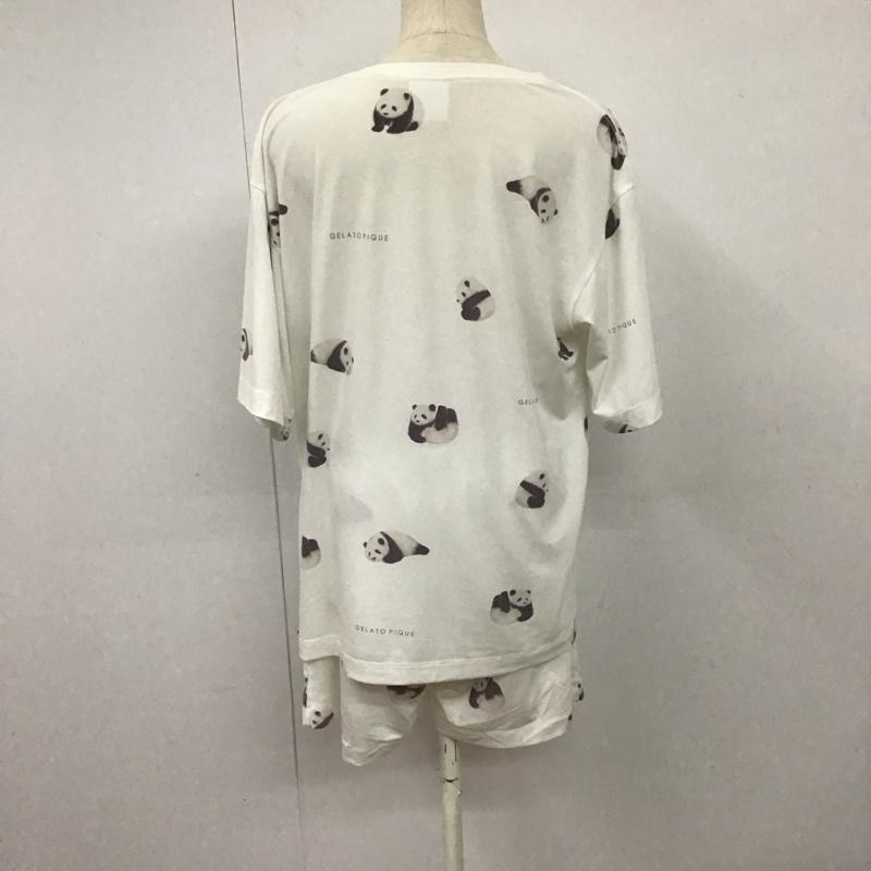 ジェラートピケ gelato pique セットアップ セットアップ pwct222315 セットアップ ルームウェア プリント 白 / ホワイト / レディース USED 古着 中古 10135154