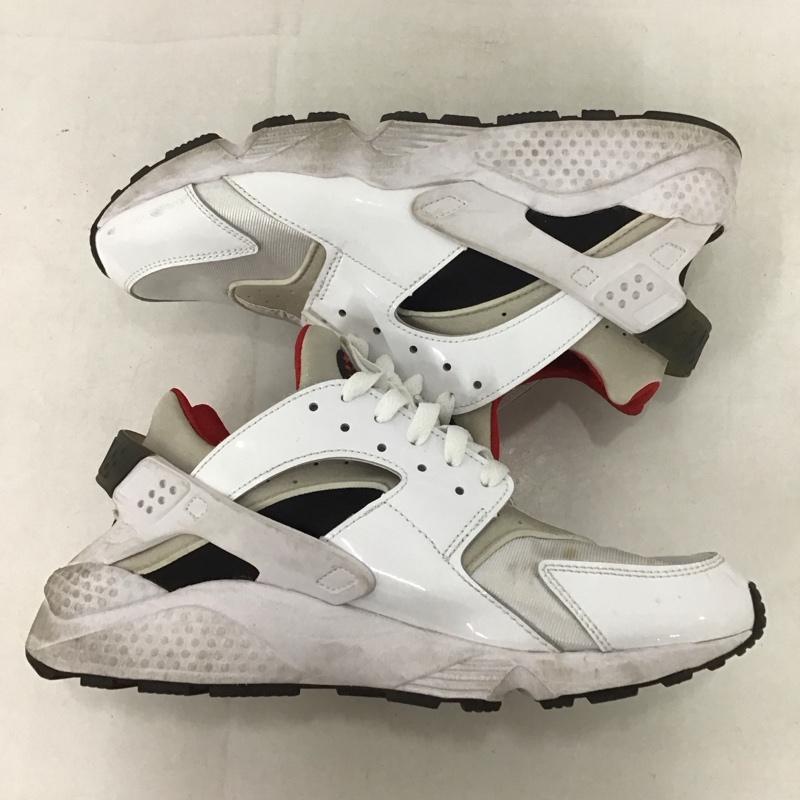 ナイキ NIKE スニーカー スニーカー DV6018-100 WMNS AIR HUARACHE エア ハラチ 28.5cm 箱有 28.5cm ロゴ、文字 白 / ホワイト / X 黒 / ブラック / X 赤 / レッド / メンズ USED 古着 中古 10139320