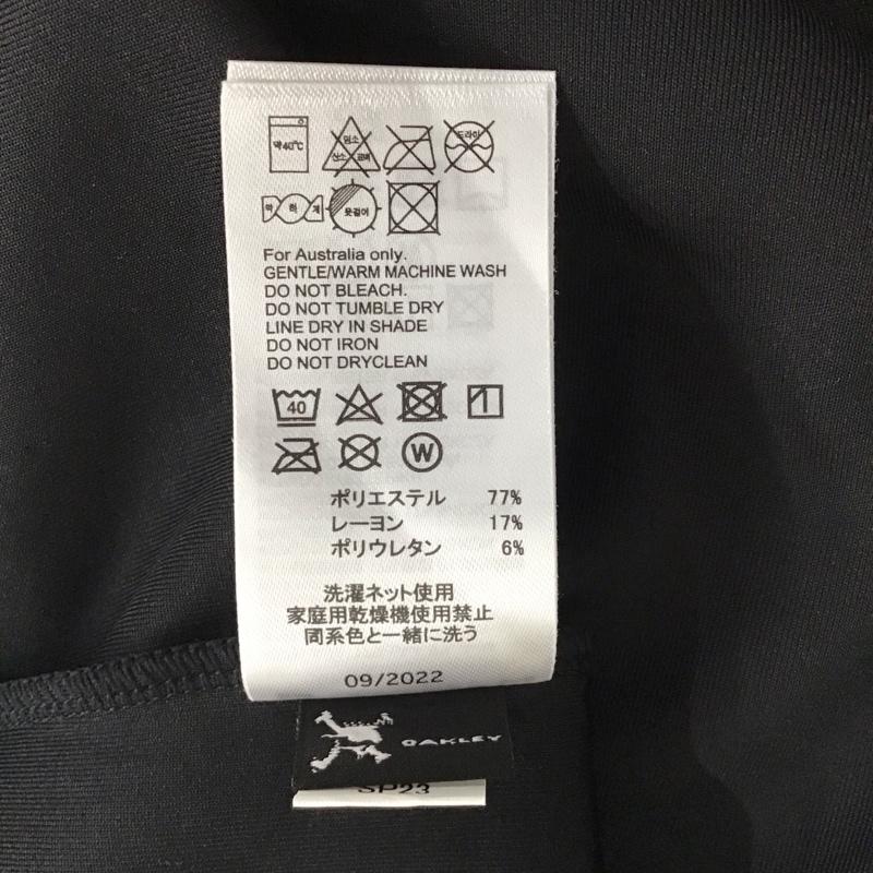 オークリー OAKLEY Tシャツ 半袖 foa405184 EnhanceQdflSSTeeFhrEvo1.0 半袖カットソー プリントTシャツ L ロゴ、文字 黒 / ブラック /  メンズ USED 古着 中古 10111485