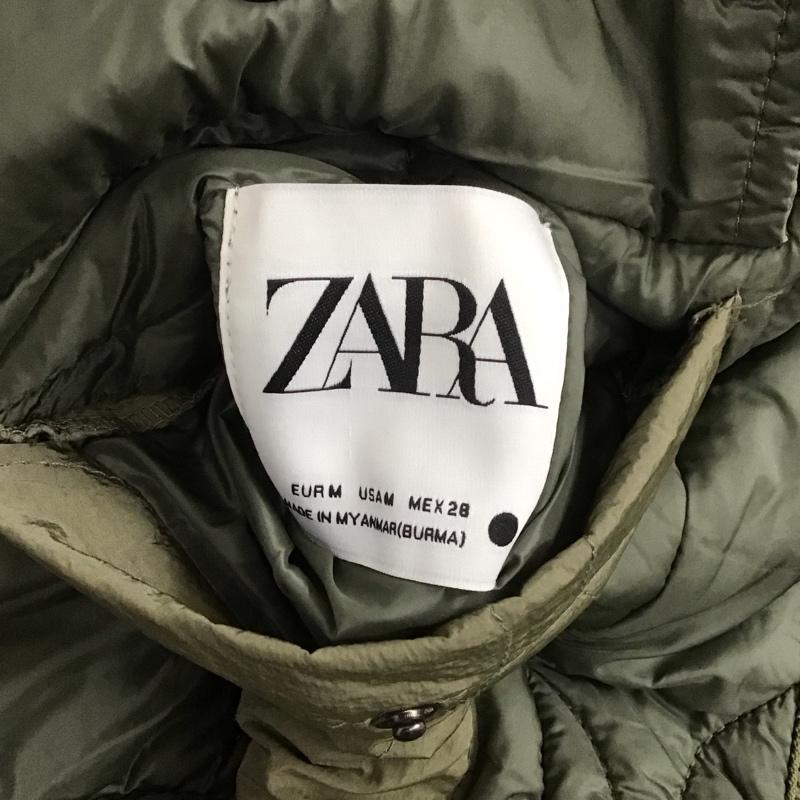 ザラ ZARA ジャケット、上着 ジャンパー、ブルゾン 7522 048 506 キルティング リバーシブル M 無地 カーキ / カーキ / レディース USED 古着 中古 10107176
