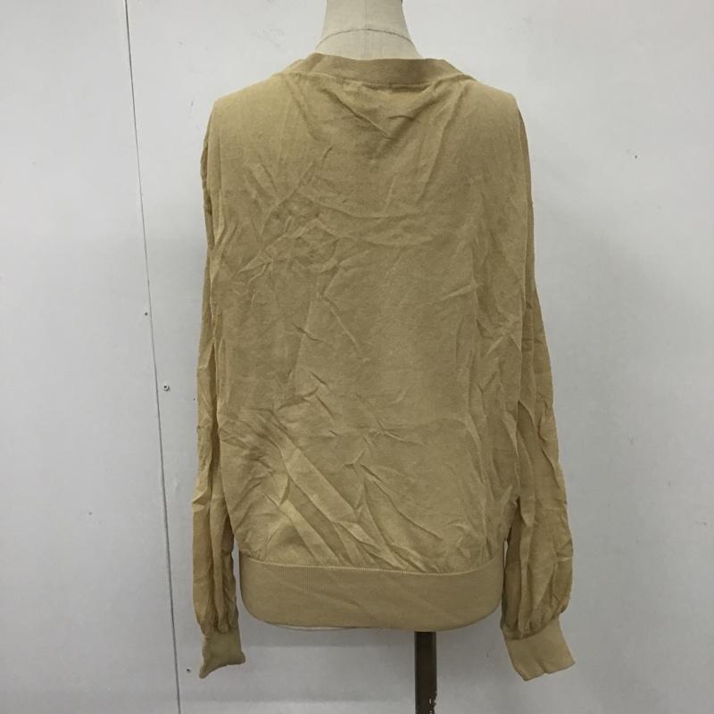 ローリーズファーム LOWRYS FARM カーディガン 長袖 FREE 無地 ベージュ / ベージュ / レディース USED 古着 中古 10105878