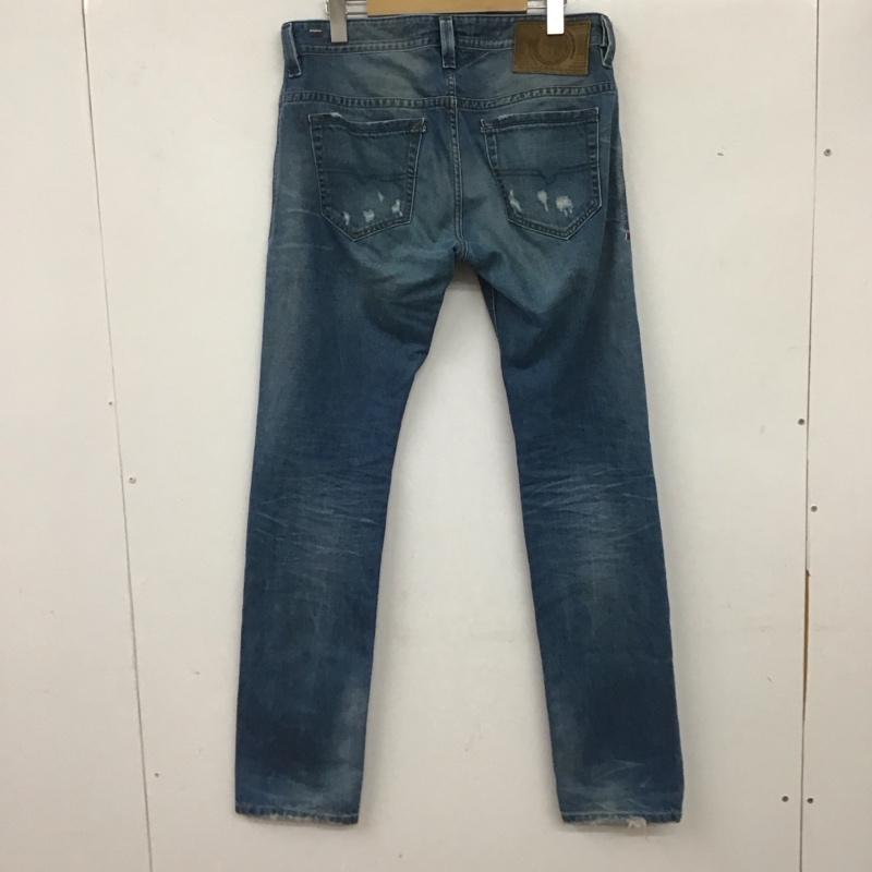 ディーゼル DIESEL パンツ デニム、ジーンズ デニムパンツ スリムパンツ カジュアルパンツ 29インチ ダメージ加工 インディゴ / インディゴ / メンズ USED 古着 中古 10135955