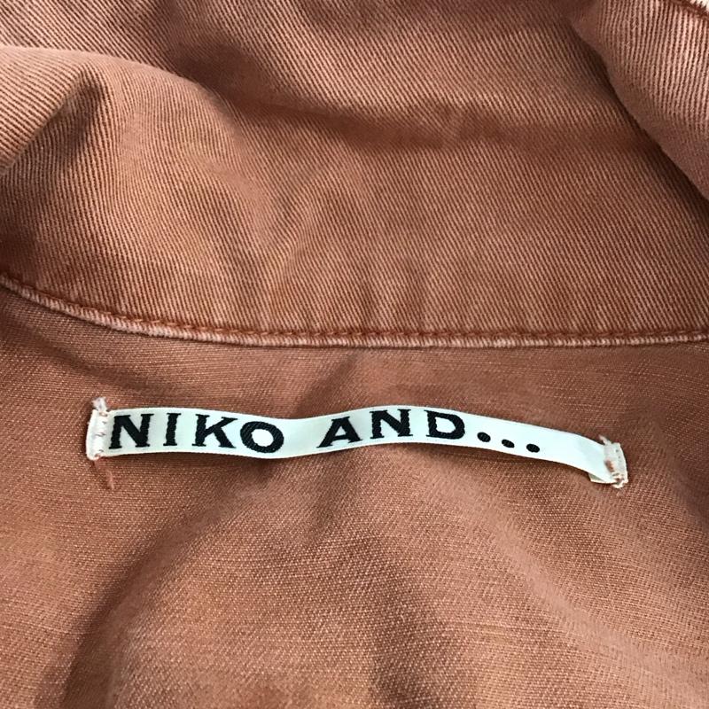 ニコアンド niko and... ジャケット、上着 ジャケット、ブレザー デニムジャケット カラージャケット 長袖ジャケット ブルゾン Gジャン 無地 橙 / オレンジ / レディース USED 古着 中古 10120402