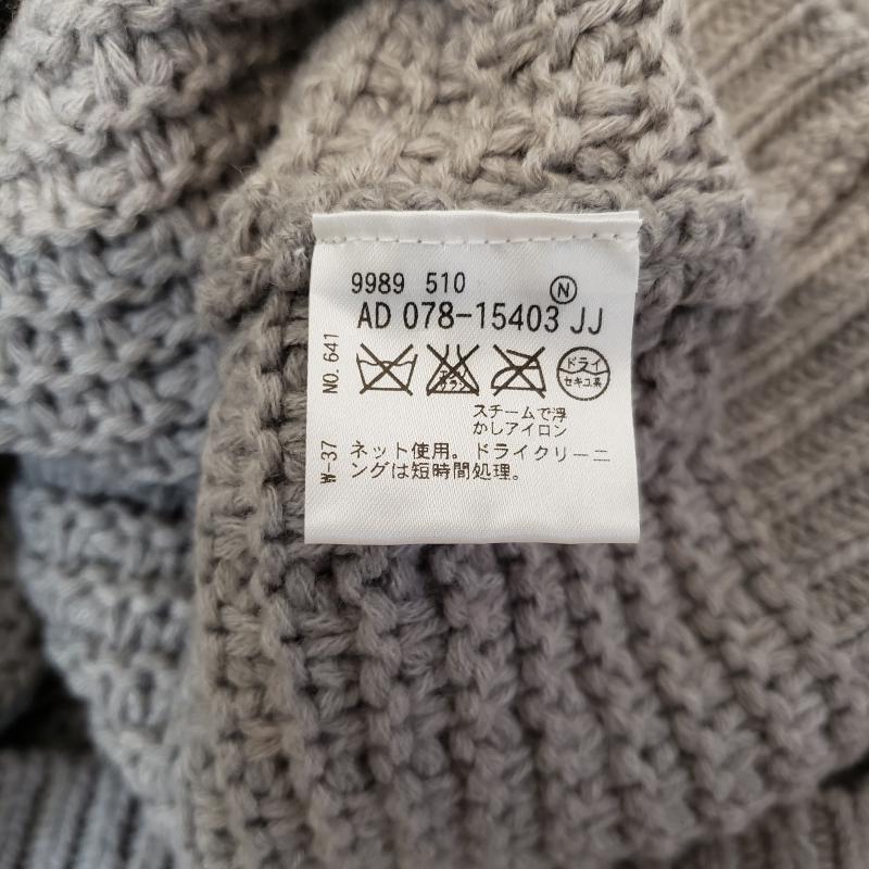 クローラ crolla ニット、セーター 長袖 無地 灰 / グレー / レディース USED 古着 中古 10011405