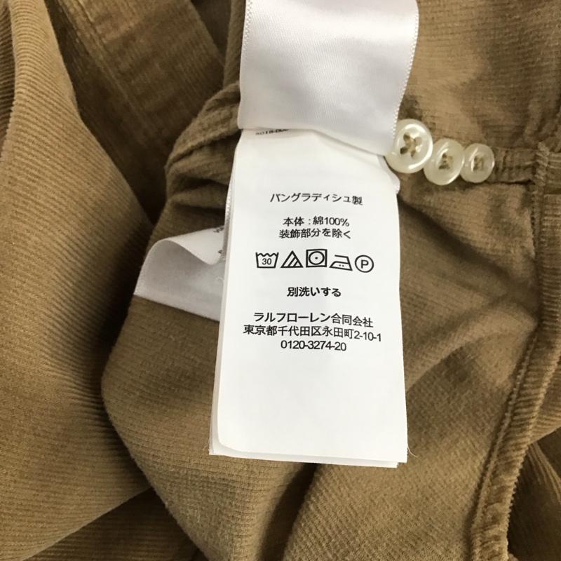 ポロラルフローレン POLO RALPH LAUREN シャツ、ブラウス 長袖 長袖シャツ コーデュロイシャツ カジュアルシャツ S ロゴ、文字 ベージュ / ベージュ / メンズ USED 古着 中古 10150871