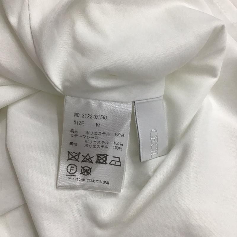 セシルマクビー CECIL McBEE カットソー 半袖 M 無地 白 / ホワイト /  レディース USED 古着 中古 10114006
