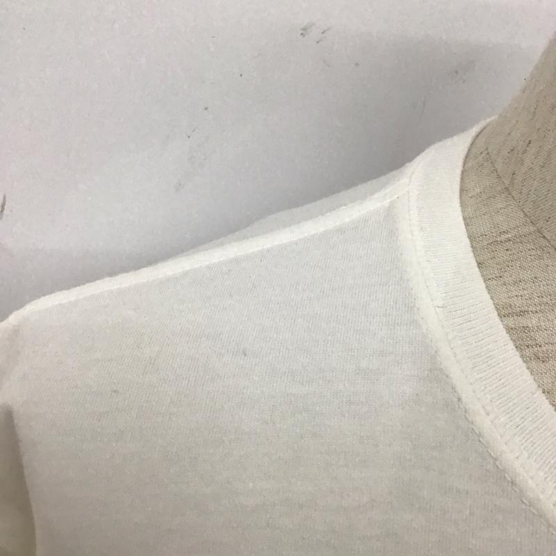 ステューシー STUSSY Tシャツ 半袖 半袖カットソー プリントTシャツ クルーネックカットソー M ロゴ、文字 白 / ホワイト / メンズ USED 古着 中古 10107987