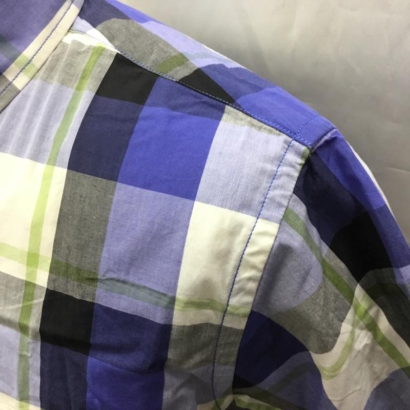 ステューシー STUSSY シャツ、ブラウス 半袖 半袖シャツ カラーシャツ 半袖カットソー チェックシャツ ボタンダウンシャツ S チェック マルチカラー / マルチカラー /  メンズ USED 古着 中古 10108526
