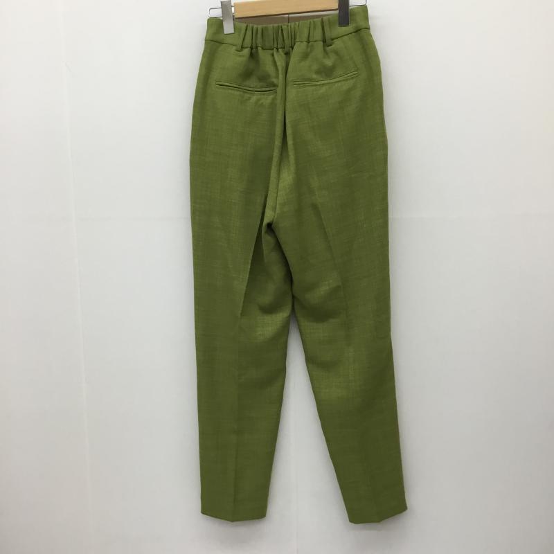 ジーナシス JEANASIS パンツ スラックス FREE 無地 緑 / グリーン / レディース USED 古着 中古 10139677