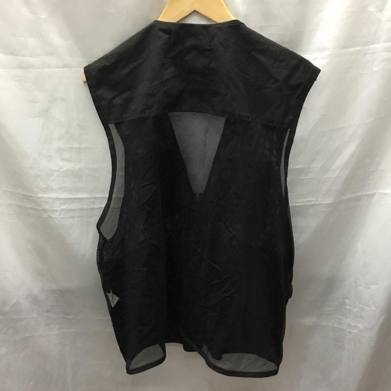 古着 USED ベスト ベスト Funnele mountain メッシュ フィッシングベスト LL 無地 黒 / ブラック / メンズ USED 古着 中古 10117802
