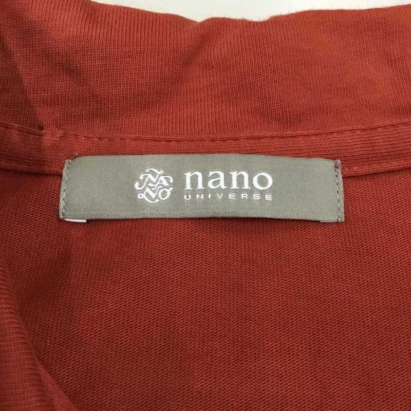 ナノユニバース nano・universe シャツ、ブラウス 半袖 nuc81ssh001js 半袖シャツ カラーシャツ 半袖カットソー カジュアルシャツ M 無地 茶 / ブラウン /  メンズ USED 古着 中古 10109287