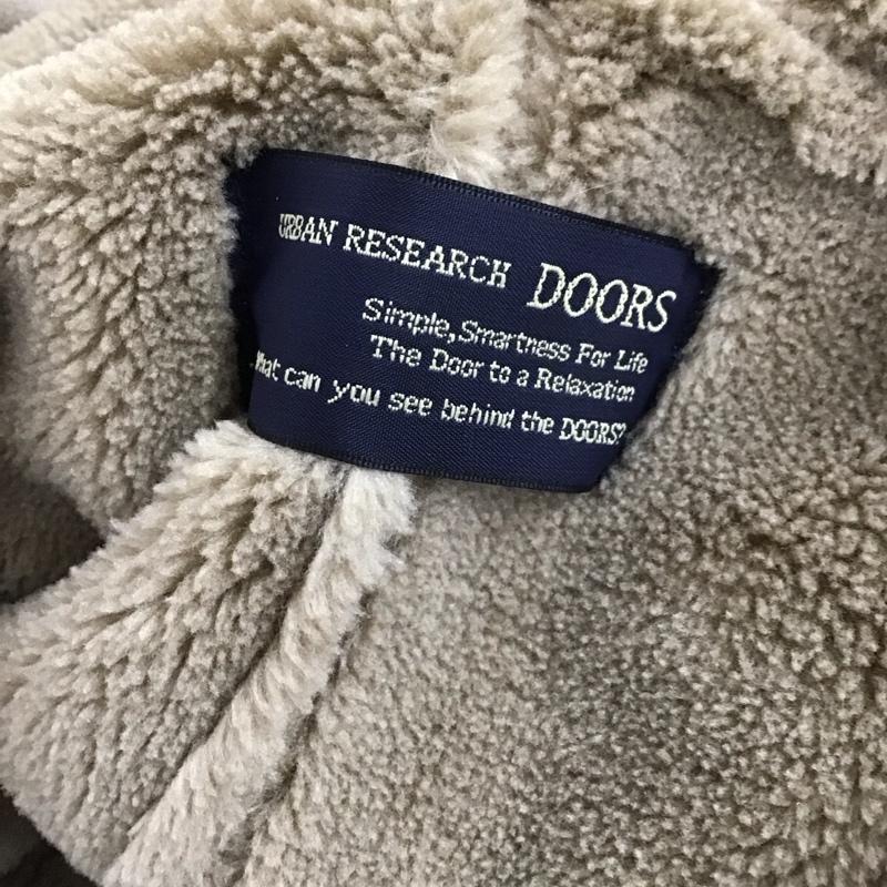 アーバンリサーチドアーズ URBAN RESEARCH DOORS ジャケット、上着 ジャンパー、ブルゾン dr62-27m017 フェイクムートンコート ロングコート アウター 無地 ベージュ / ベージュ / レディース USED 古着 中古 10112182
