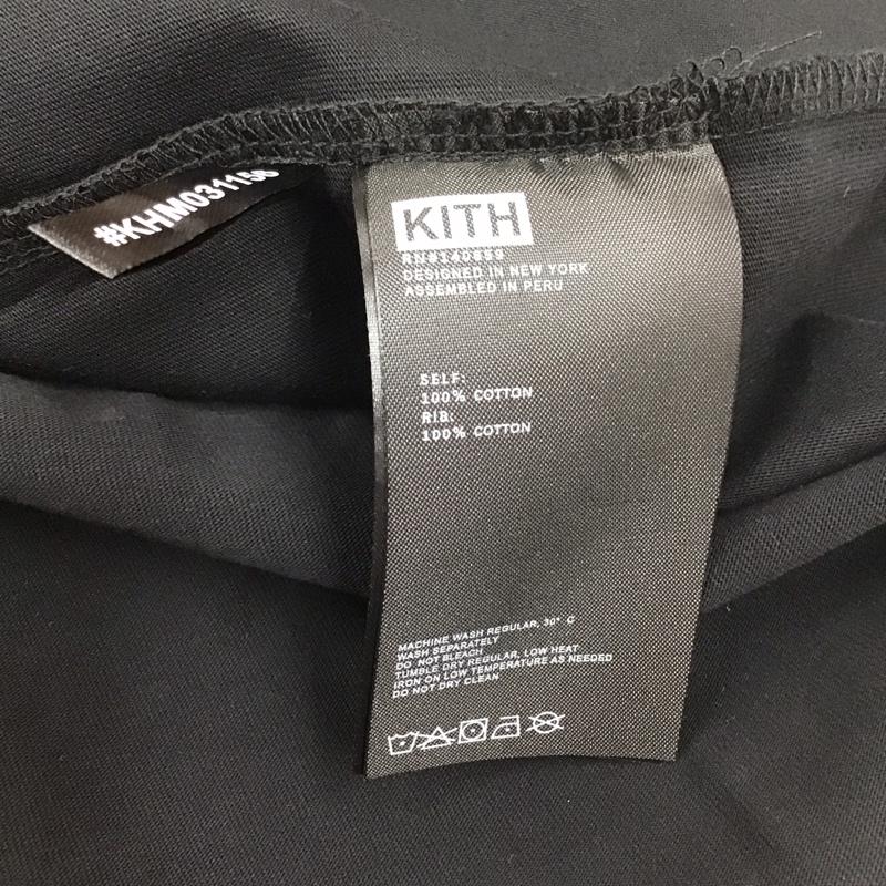 キス KITH Tシャツ 半袖 半袖カットソー プリントTシャツ クルーネックカットソー ピーナッツ スヌーピー S ロゴ、文字 黒 / ブラック /  メンズ USED 古着 中古 10111012