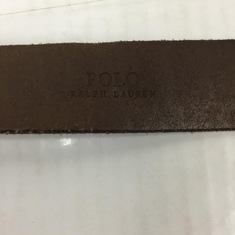 ポロラルフローレン POLO RALPH LAUREN ベルト・バックル ベルト レザー ロゴ、文字 茶 / ブラウン / メンズ USED 古着 中古 10105709