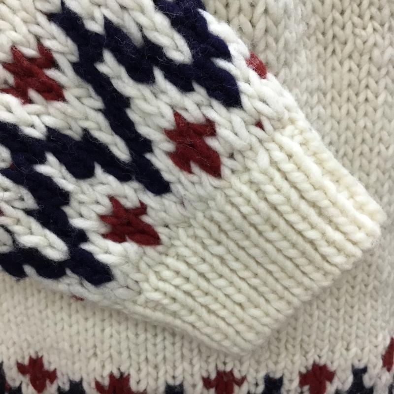 シップスカラーズ SHIPS COLORS ニット、セーター 長袖 長袖ニットカットソー ニット セーター クルーネックニット M 総柄 マルチカラー / マルチカラー /  メンズ USED 古着 中古 10113300