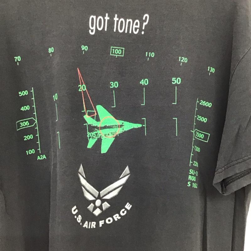古着 USED Tシャツ 半袖 半袖カットソー プリントTシャツ クルーネックカットソー 古着 L プリント 黒 / ブラック / メンズ USED 古着 中古 10137167