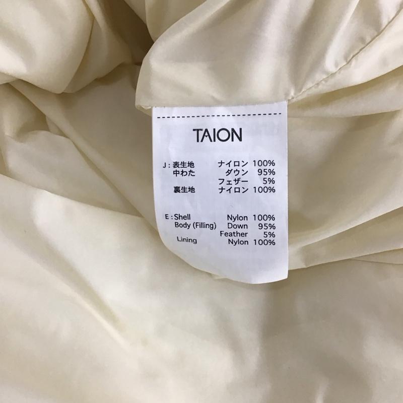 タイオン TAION ジャケット、上着 ダウンジャケット 無地 白 / ホワイト / レディース USED 古着 中古 10131127