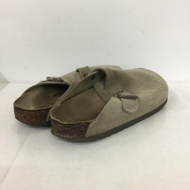 ビルケンシュトック BIRKENSTOCK サンダル サンダル BOSTON スエード 41 サボ 無地 ベージュ / ベージュ / メンズ USED 古着 中古 10137851