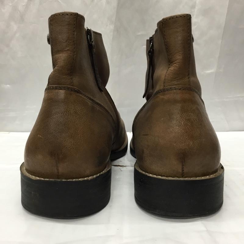 ディーゼル DIESEL ブーツ ショートブーツ 44 ファスナー 無地 茶 / ブラウン / メンズ USED 古着 中古 10110510