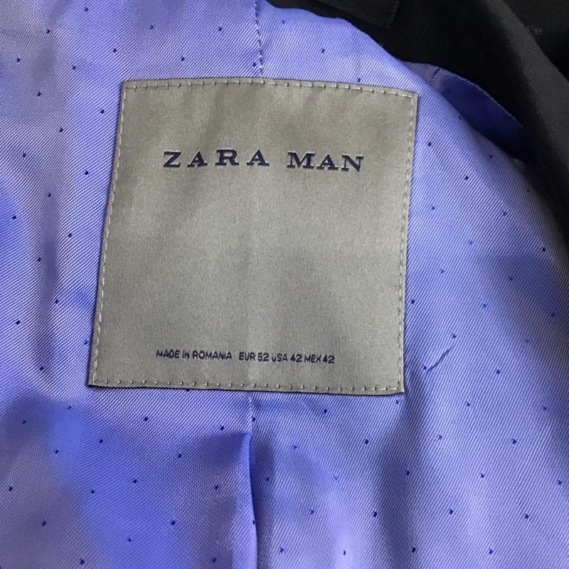 ザラメン ZARA MAN ジャケット、上着 ジャケット、ブレザー カジュアルジャケット カラージャケット ポケットジャケット アウター スーツ 無地 紺 / ネイビー / メンズ USED 古着 中古 10107478