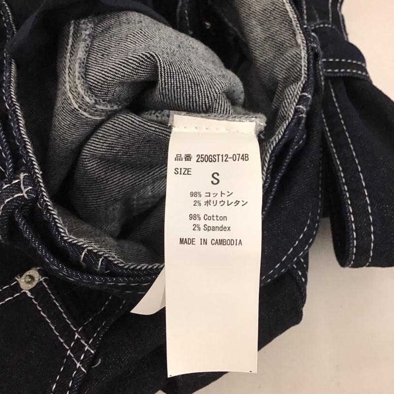 アズールバイマウジー AZUL BY MOUSSY スカート ロングスカート 250GST12-074B STITCH DENIM FLARE SKIRT S 無地 インディゴ / インディゴ / レディース USED 古着 中古 10147035