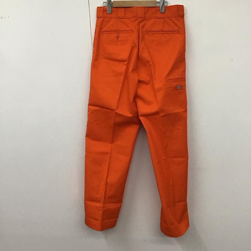 ディッキーズ Dickies パンツ ワークパンツ、ペインターパンツ ワークパンツ ワイドパンツ カジュアルパンツ 32インチ 無地 橙 / オレンジ /  メンズ USED 古着 中古 10123769