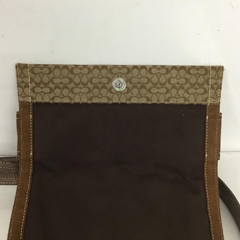 コーチ COACH ショルダーバッグ ショルダーバッグ ミニシグネチャー C05Q 3644 総柄 茶 / ブラウン / レディース USED 古着 中古 10137939