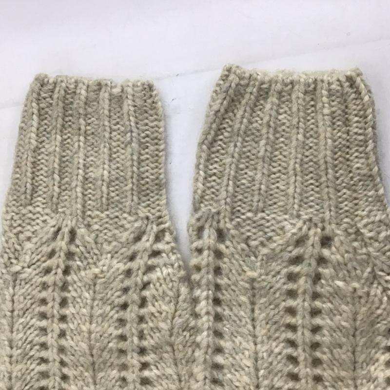 ザラ ZARA ニット、セーター 長袖 透かし編み S 無地 ベージュ / ベージュ / レディース USED 古着 中古 10124990
