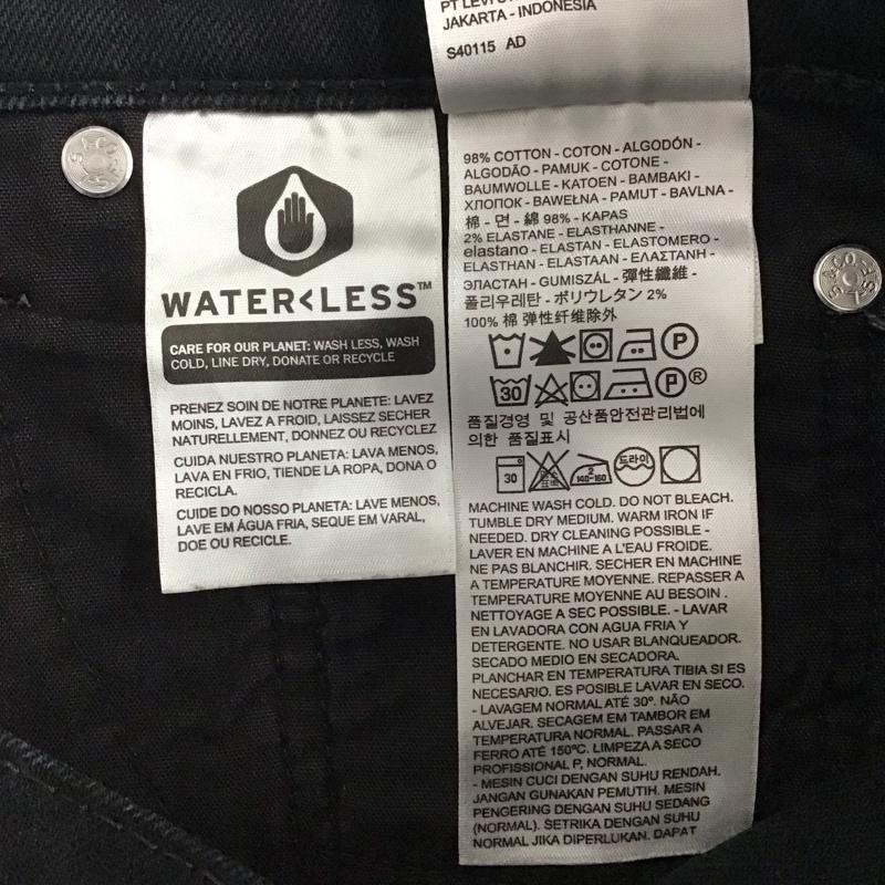 リーバイストラウスアンドコー Levi Strauss & co. パンツ デニム、ジーンズ デニムパンツ スリムパンツ ストレッチパンツ ジーンズ 32インチ 無地 黒 / ブラック /  メンズ USED 古着 中古 10123138