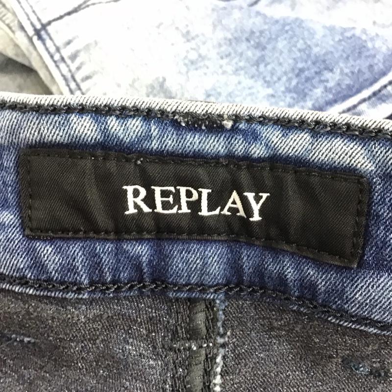 リプレイ REPLAY パンツ デニム、ジーンズ 36インチ 無地 インディゴ / インディゴ / メンズ USED 古着 中古 10138229