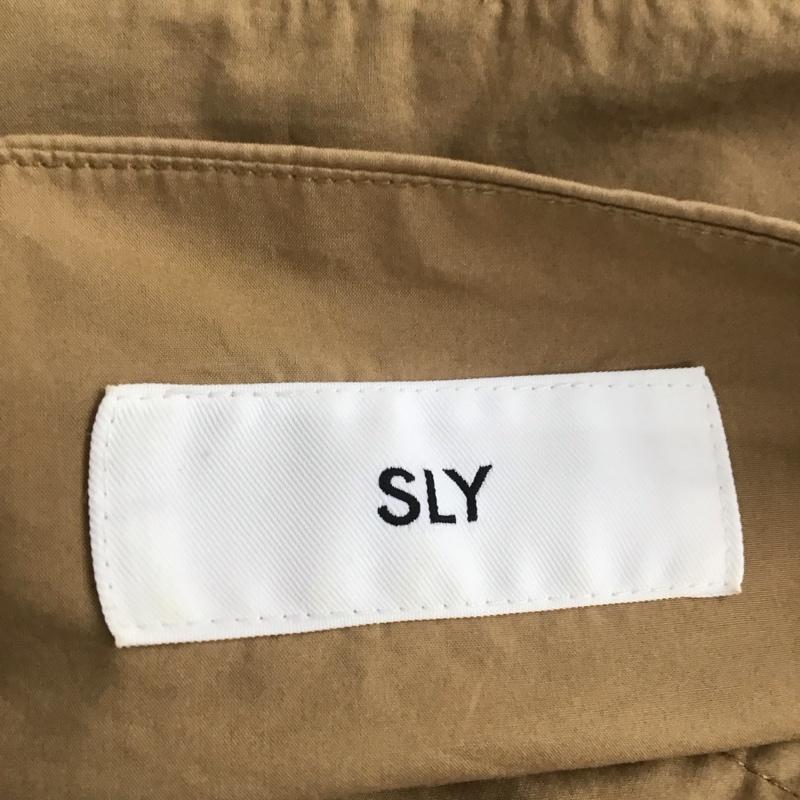 スライ SLY シャツ、ブラウス 長袖 030bsz30-6410 WAISTDRAWSTRINGMILITARYSH 長袖シャツ ノーカラーシャツ ロングシャツ FREE 無地 ベージュ / ベージュ / レディース USED 古着 中古 10108468