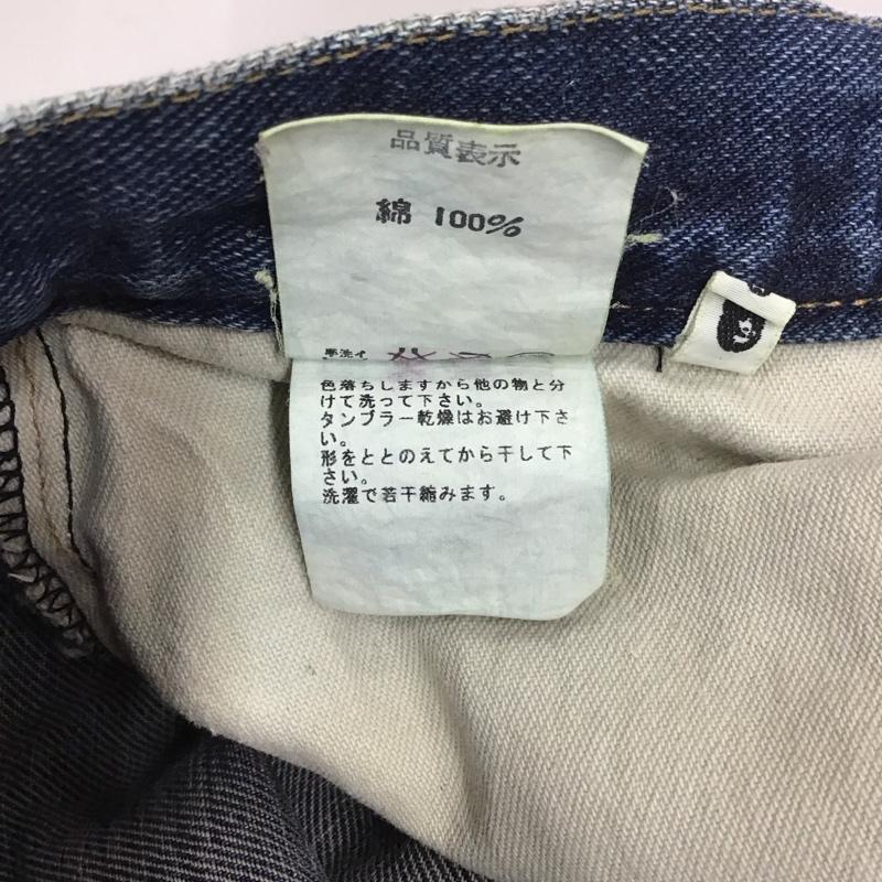 アベイシングエイプ A BATHING APE パンツ デニム、ジーンズ デニムパンツ ストレートパンツ スリムパンツ カジュアルパンツ S 無地 インディゴ / インディゴ / メンズ USED 古着 中古 10111698