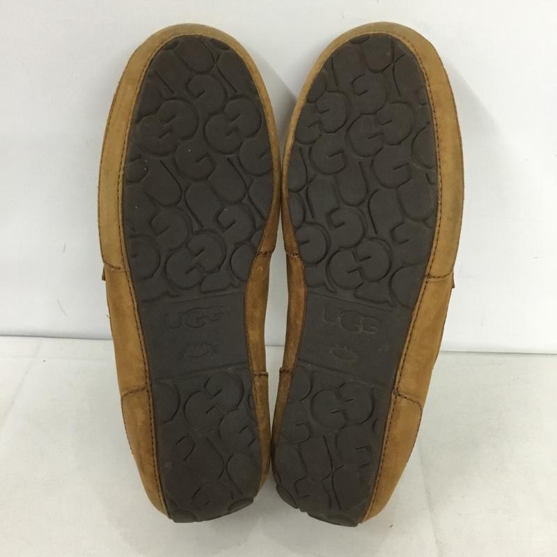 アグ UGG カジュアルシューズ カジュアルシューズ 1004247 CHESTER レザー 27cm インソール付き 27.0cm ロゴ、文字 茶 / ブラウン / メンズ USED 古着 中古 10138335
