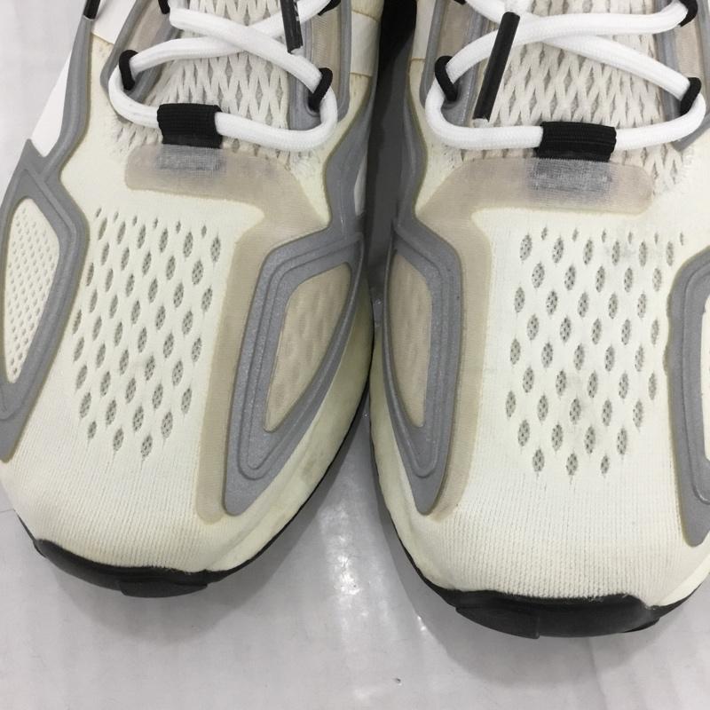 アディダス adidas スニーカー スニーカー FZ2945 ZX 2K BOOST 25.5cm 25.5cm ロゴ、文字 白 / ホワイト / X 黒 / ブラック / メンズ USED 古着 中古 10123466