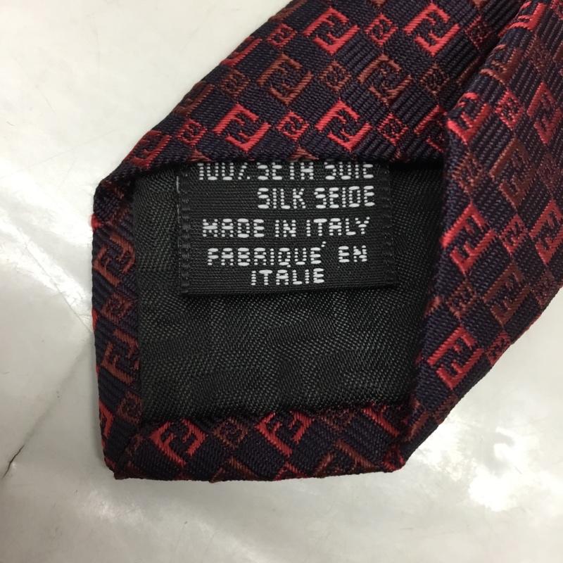 フェンディ FENDI ネクタイ ネクタイ シルク 総柄 マルチカラー / マルチカラー / メンズ USED 古着 中古 10119933