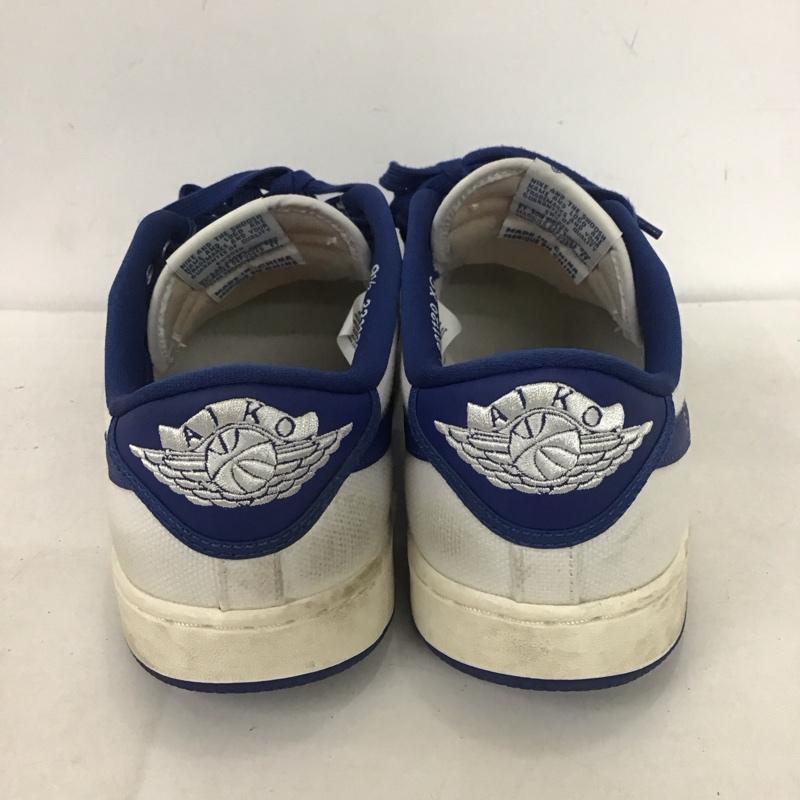 ナイキ NIKE スニーカー スニーカー DX4981-103 AJKO 1 LOW 27.5cm 箱有 27.5cm ロゴ、文字 白 / ホワイト / X 青 / ブルー / メンズ USED 古着 中古 10139319