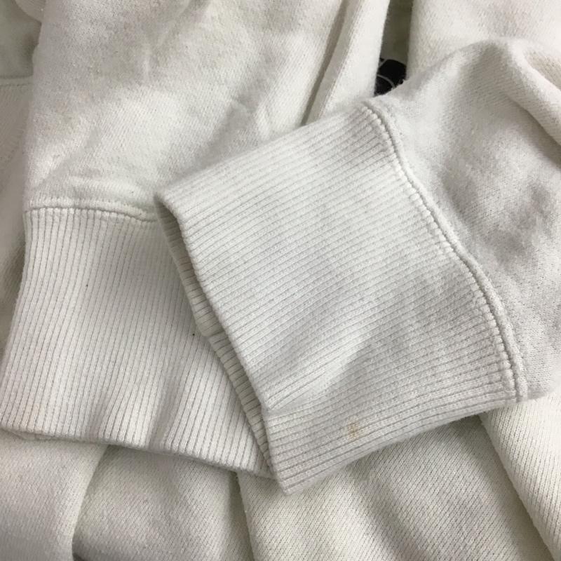 ザノースフェイス THE NORTH FACE トレーナー 長袖 NT61802X 長袖トレーナー スウェット クルーネック リブスウェットカットソー L ロゴ、文字 オフホワイト / オフホワイト /  メンズ USED 古着 中古 10117268